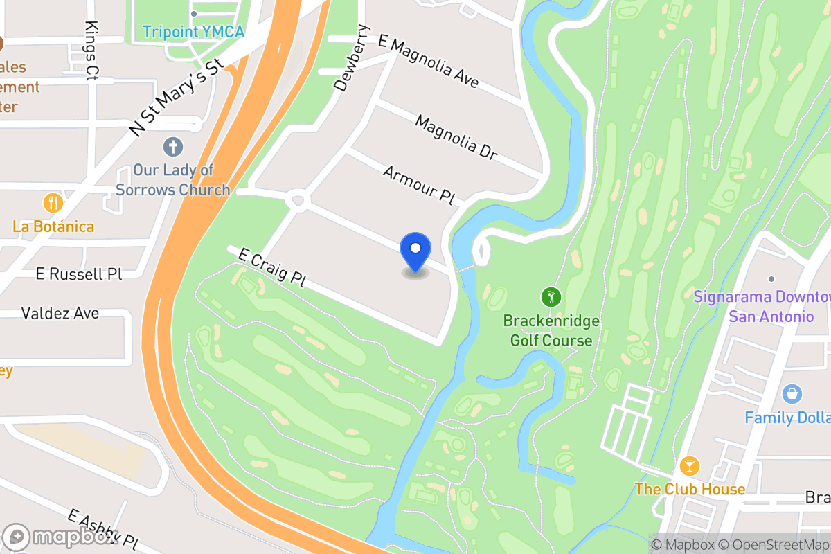 Map of 750 E Woodlawn Ave