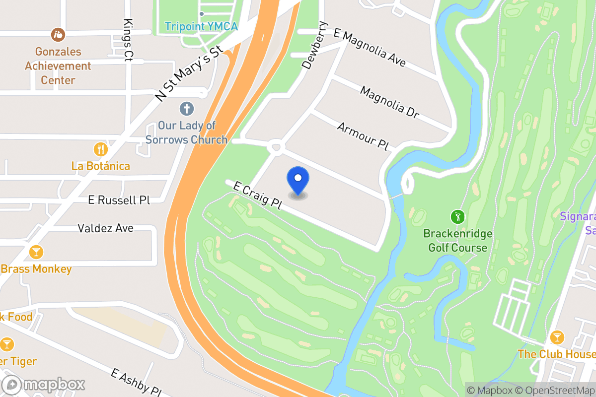 Map of 525 E Craig Pl