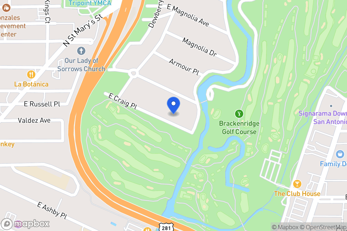 Map of 551 E Craig Pl