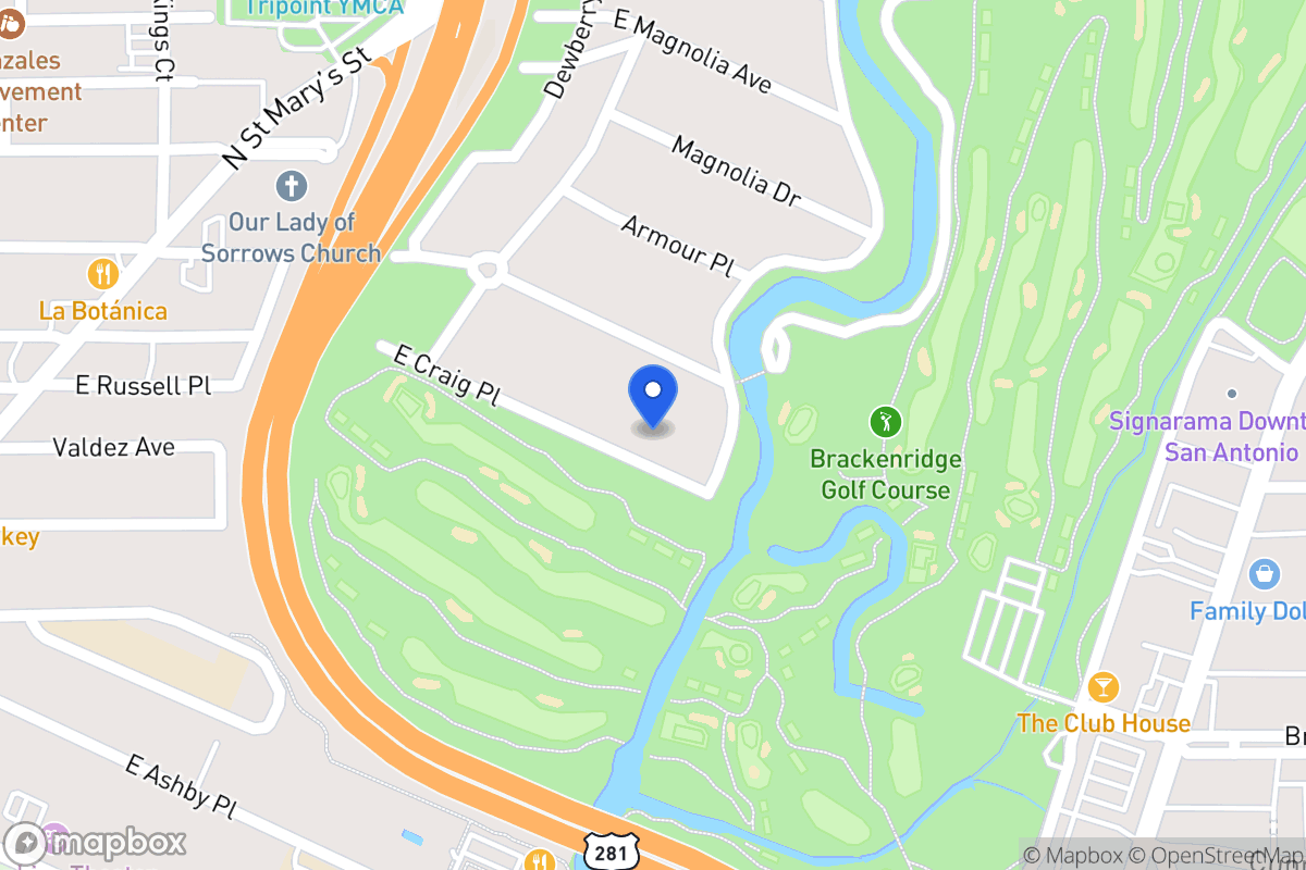 Map of 555 E Craig Pl