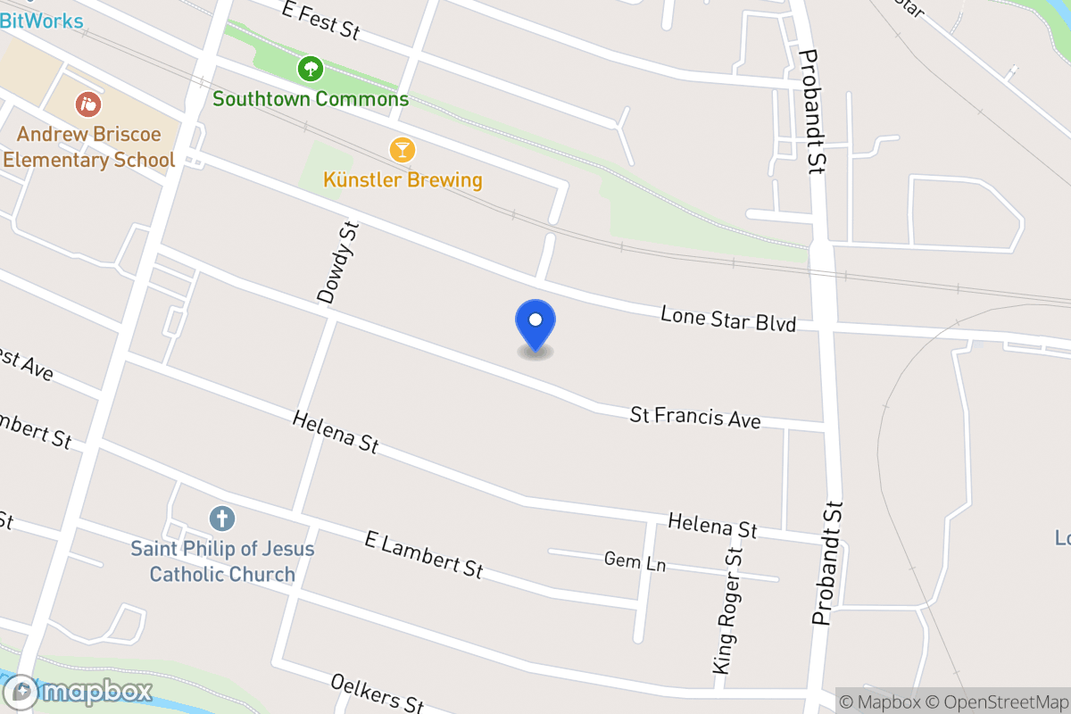 Map of 257  Saint Francis Ave