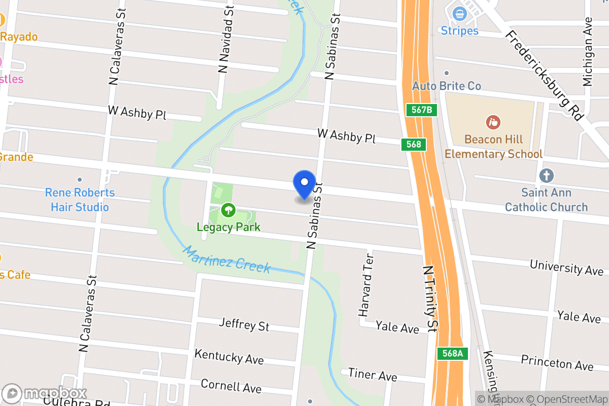 Map of 606  Cincinnati Ave