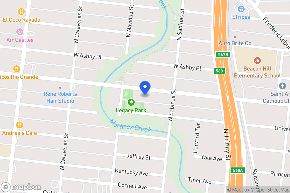 Map of 628  Cincinnati Ave