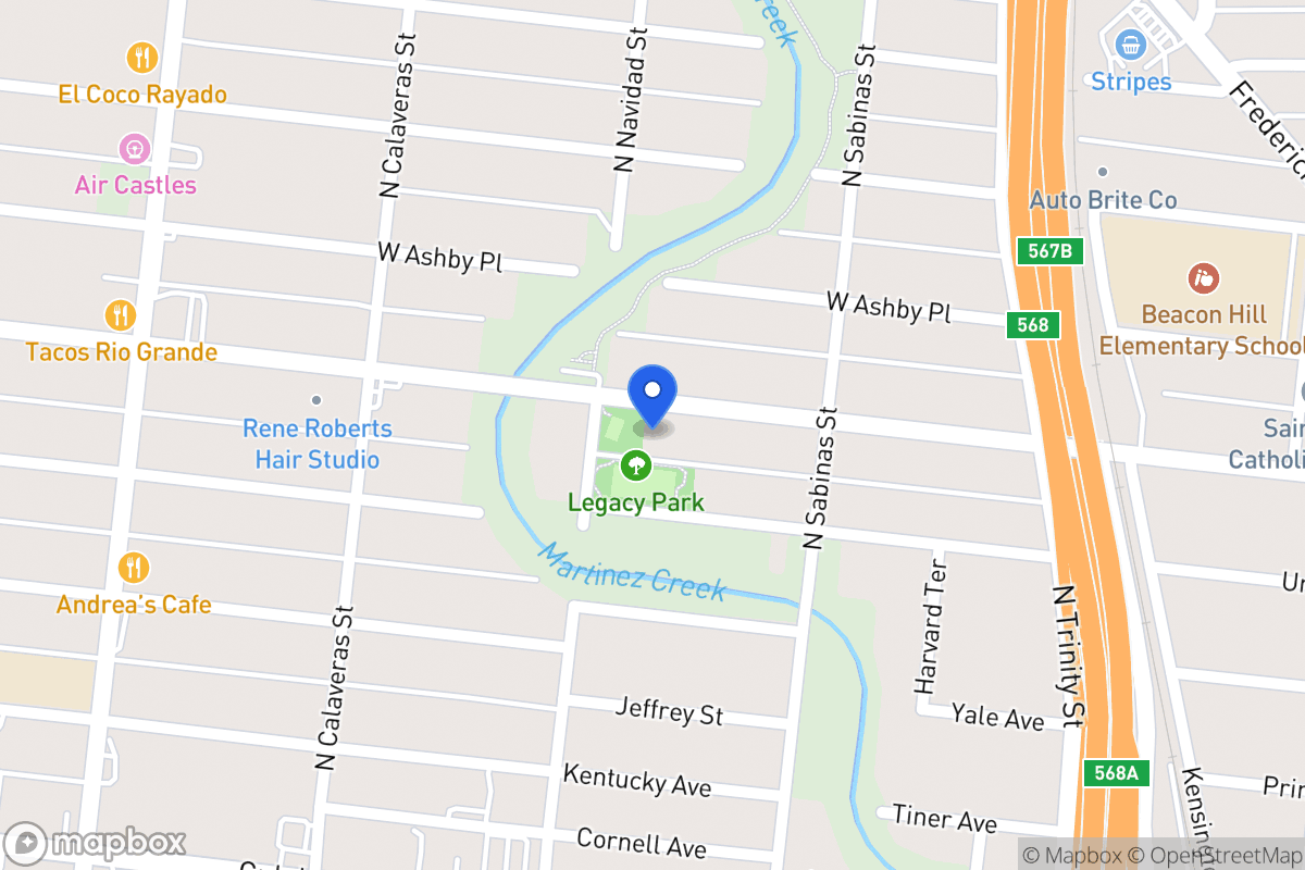 Map of 640  Cincinnati Ave