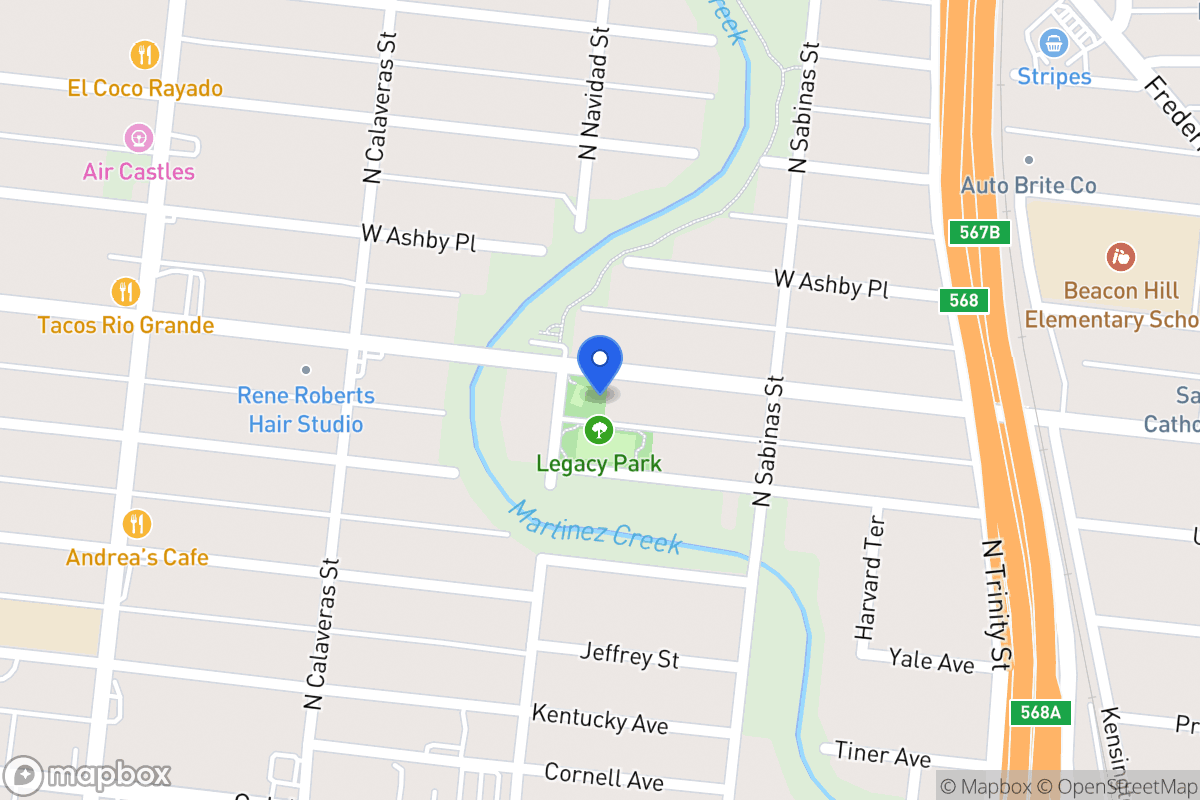 Map of 642  Cincinnati Ave