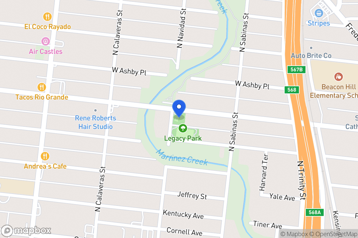 Map of 646  Cincinnati Ave