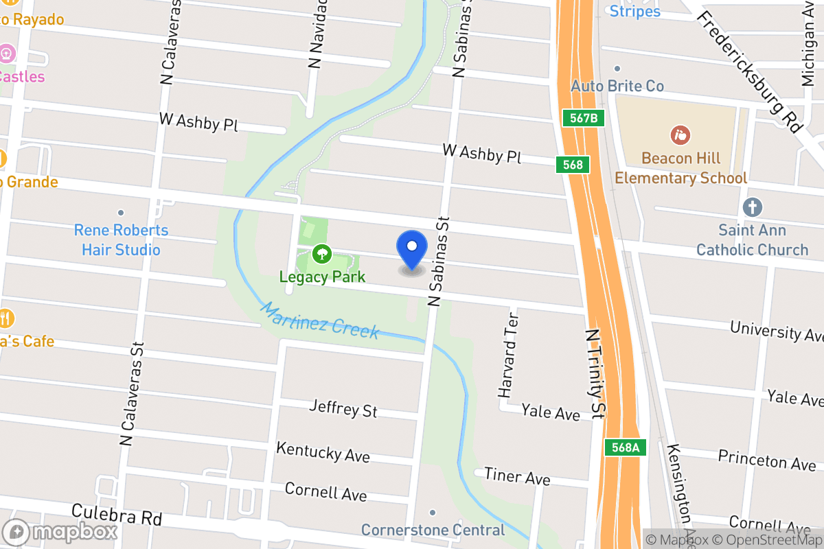 Map of 2007 N Sabinas St