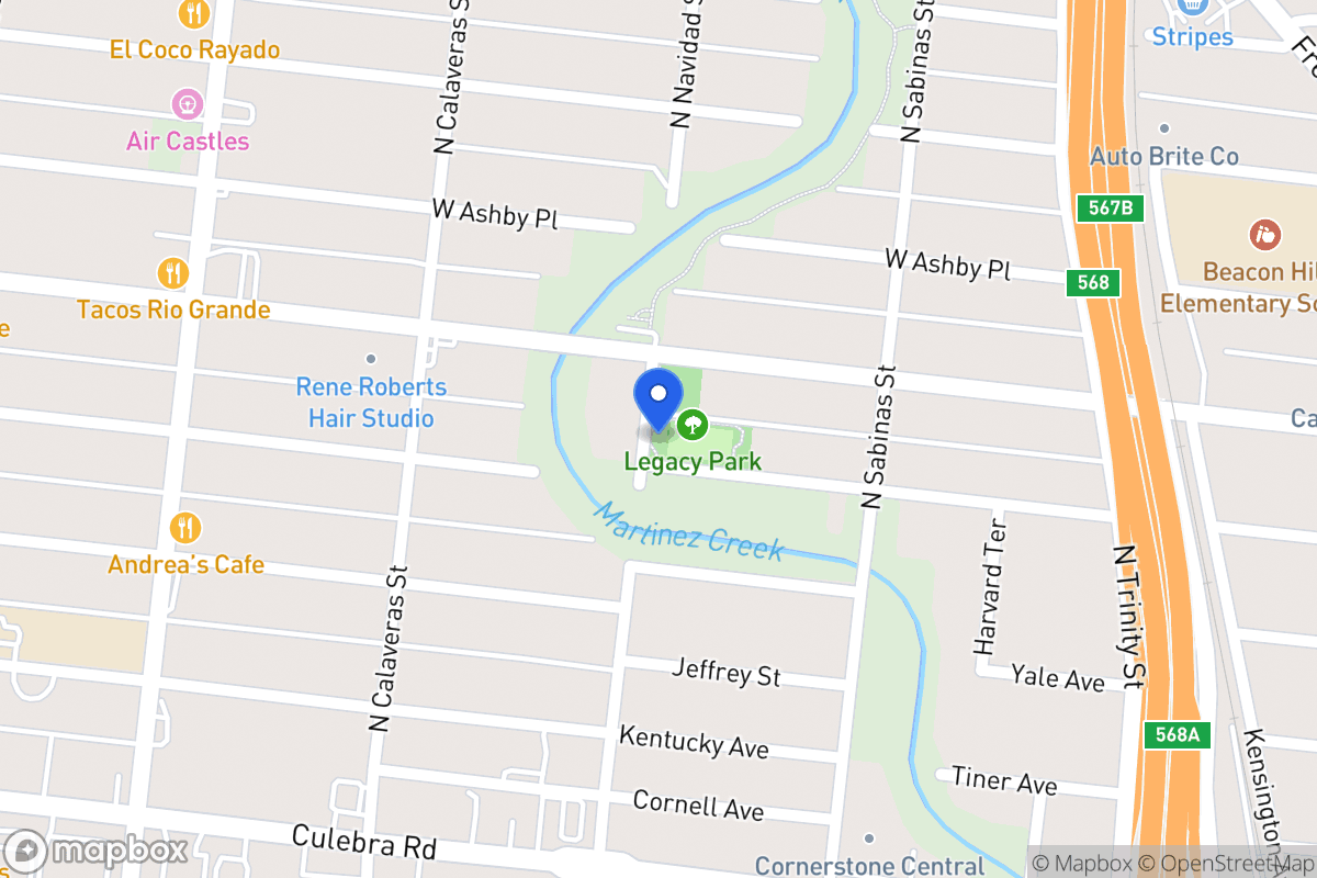 Map of 555  University Ave