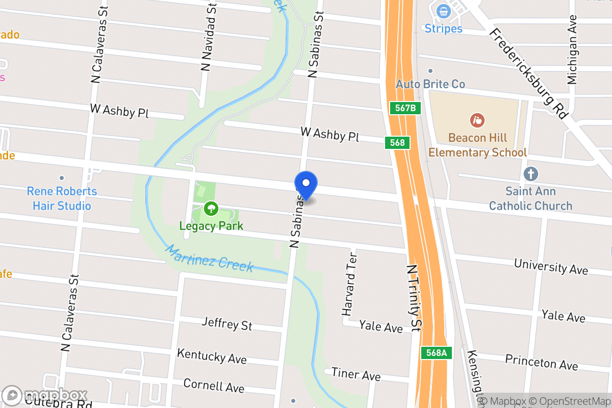 Map of 560  Cincinnati Ave