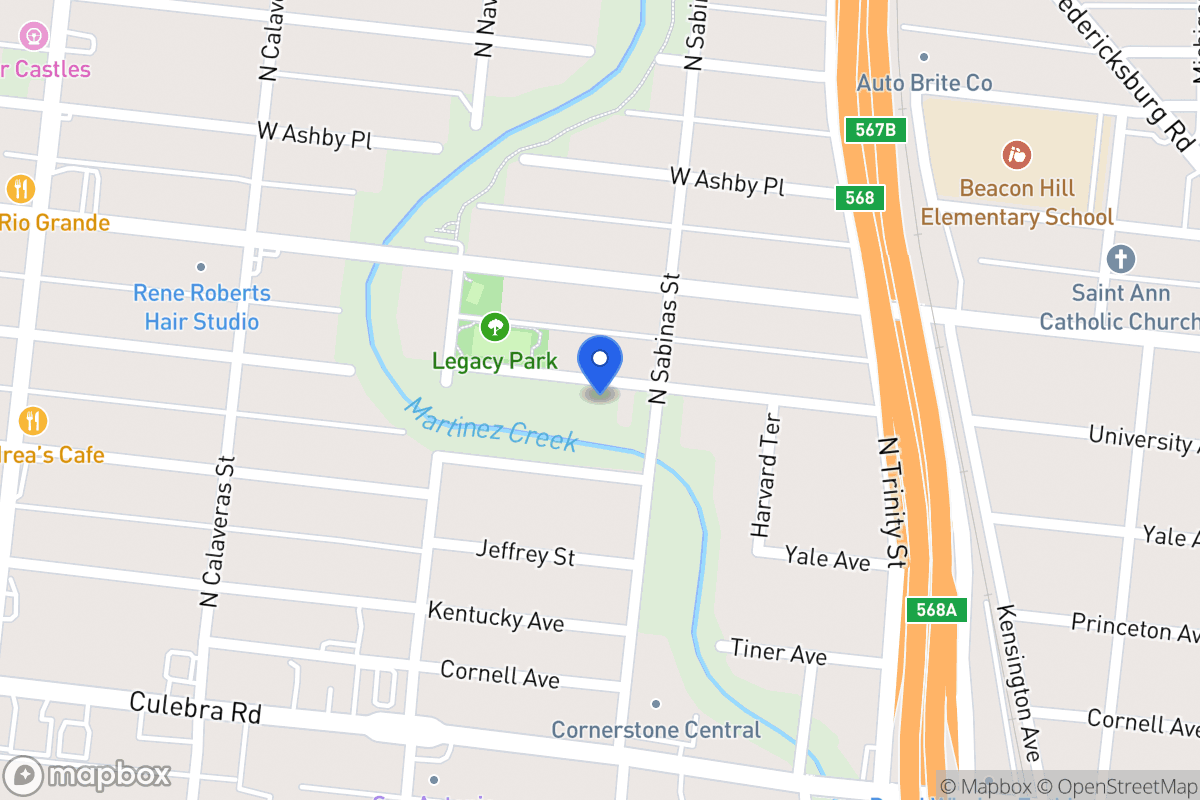 Map of 512  University Ave