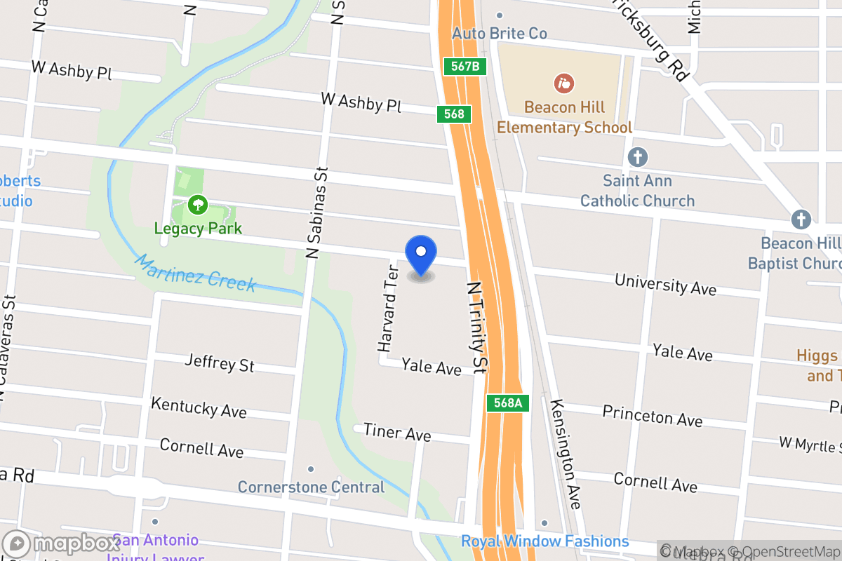 Map of 430  University Ave
