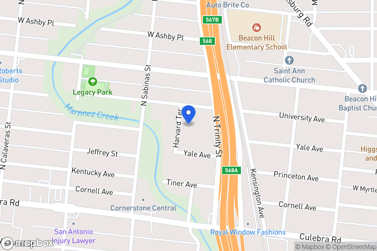 Map of 122  Harvard Ter