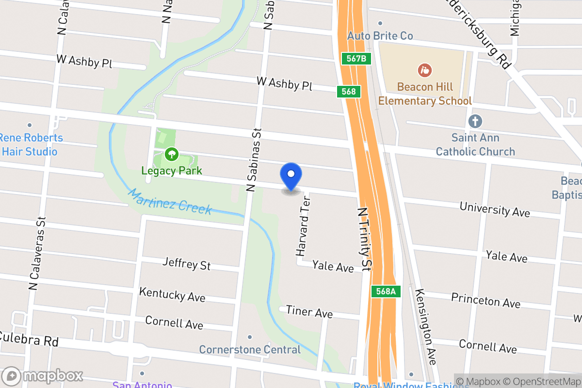 Map of 135  Harvard Ter
