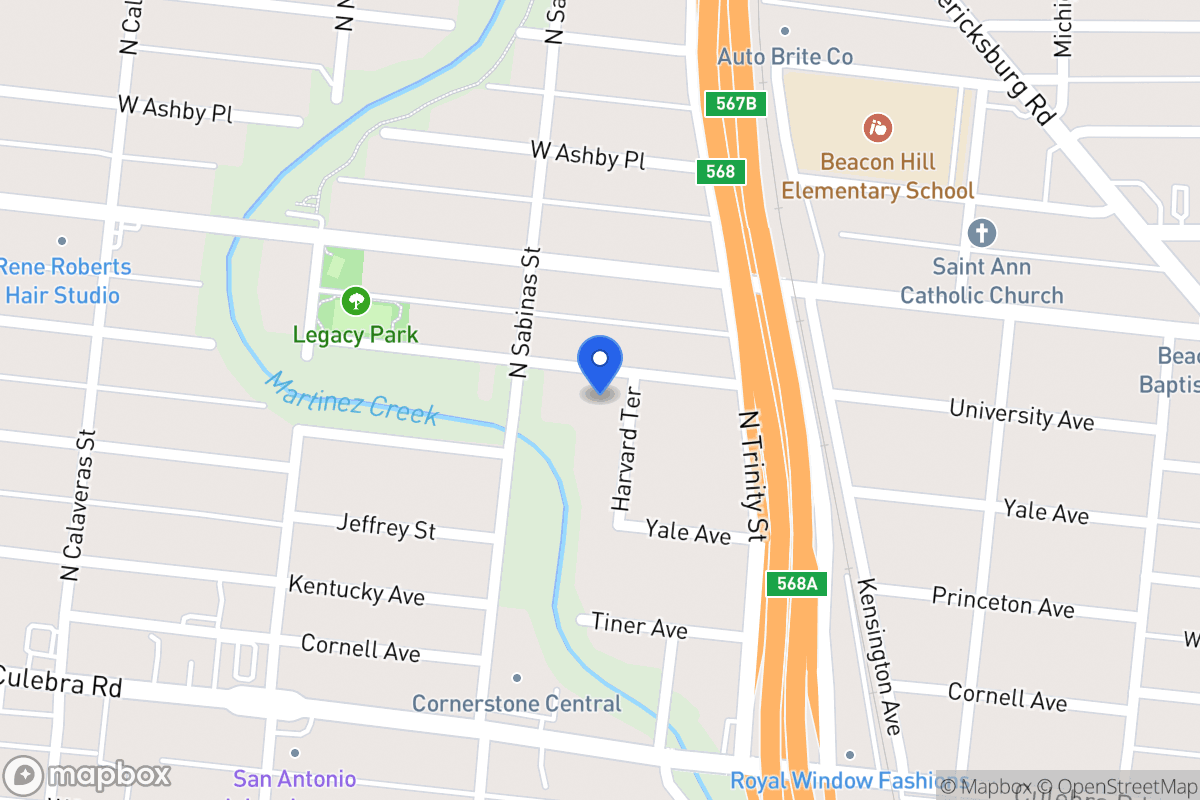 Map of 133  Harvard Ter