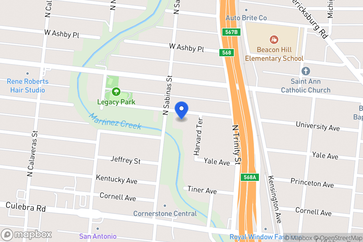 Map of 450  University Ave