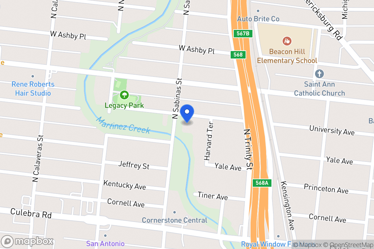 Map of 460  University Ave
