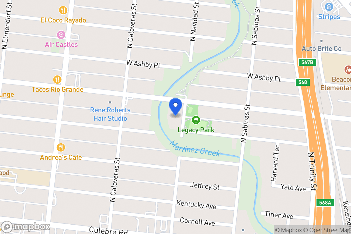 Map of 702  Cincinnati Ave