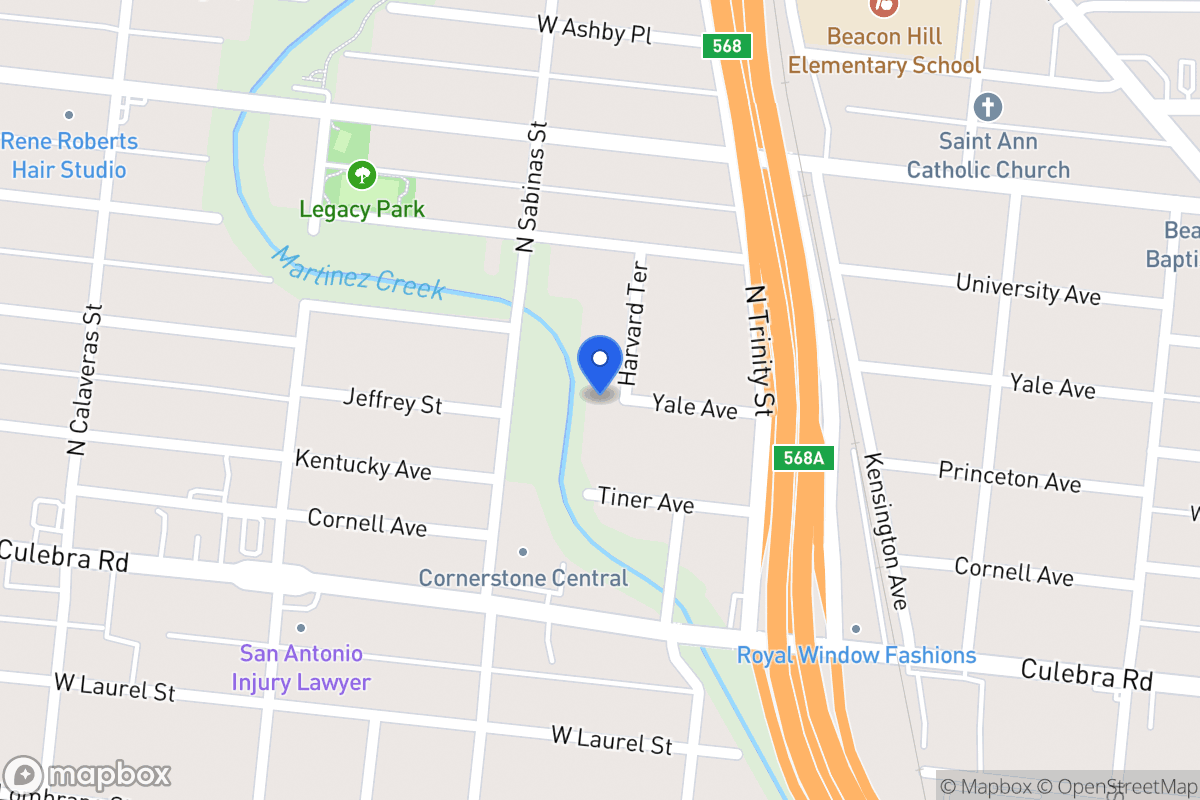 Map of 101  Harvard Ter