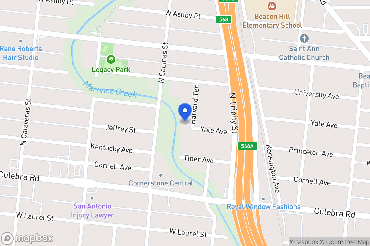 Map of 105  Harvard Ter