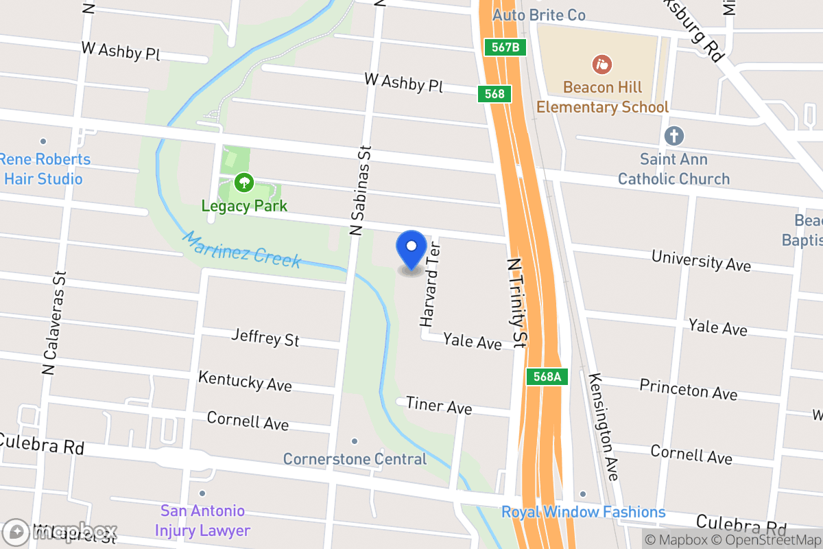 Map of 123  Harvard Ter