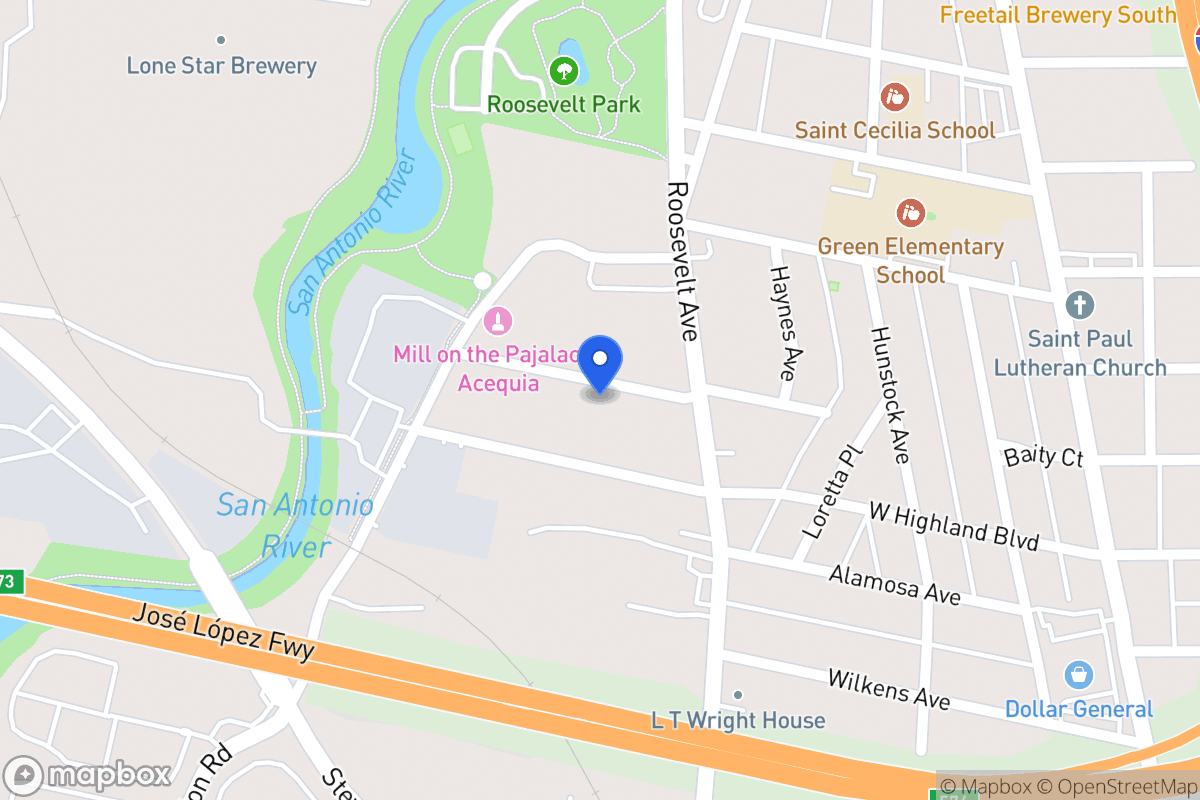 Map of 224  Yellowstone St