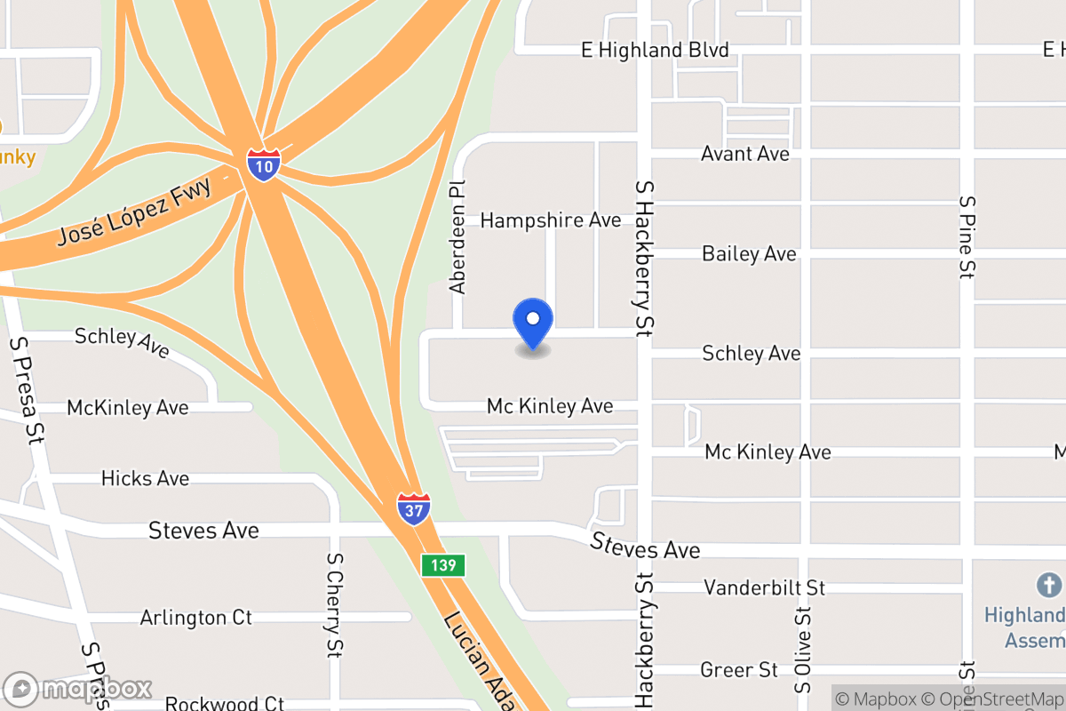 Map of 818  Schley Ave