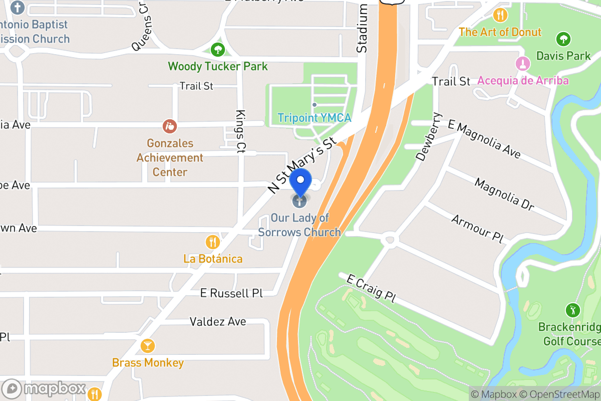 Map of 910 E Mistletoe Ave