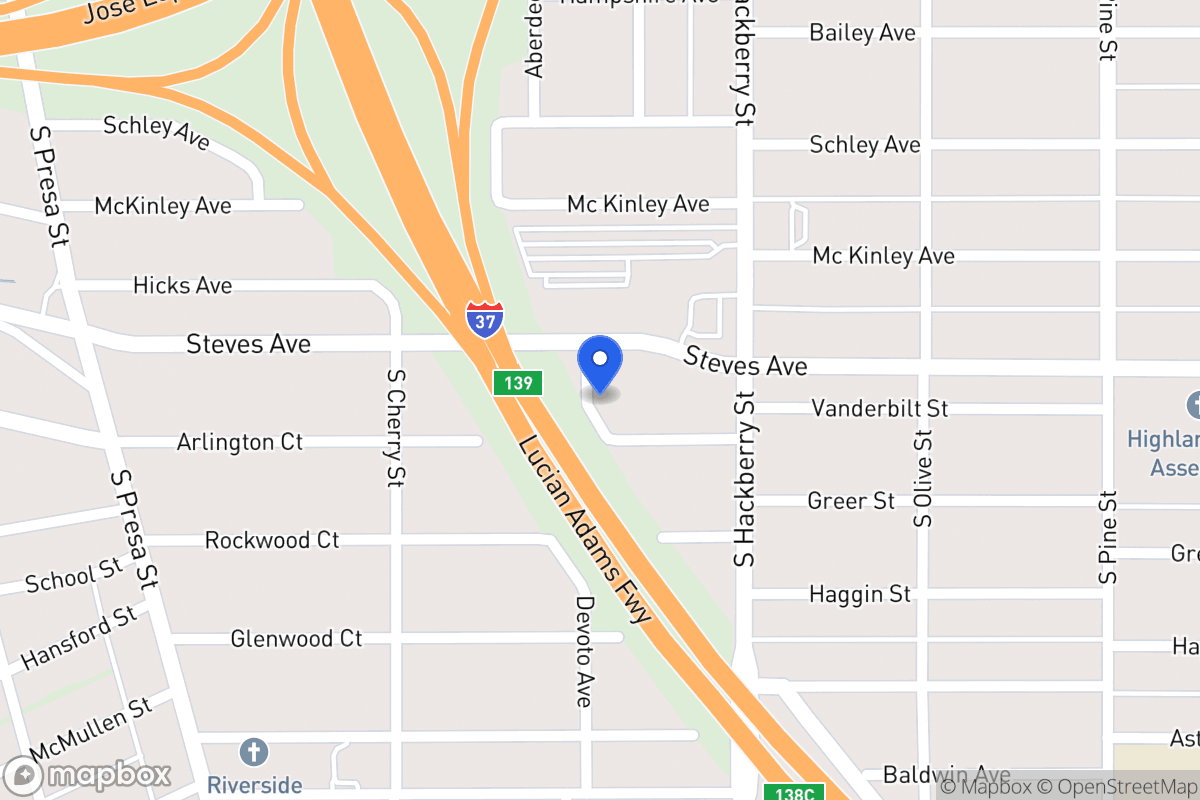Map of 301  Arlington Ct