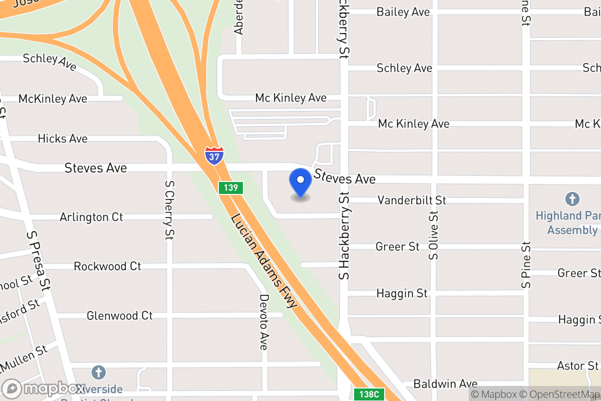 Map of 319  Arlington Ct