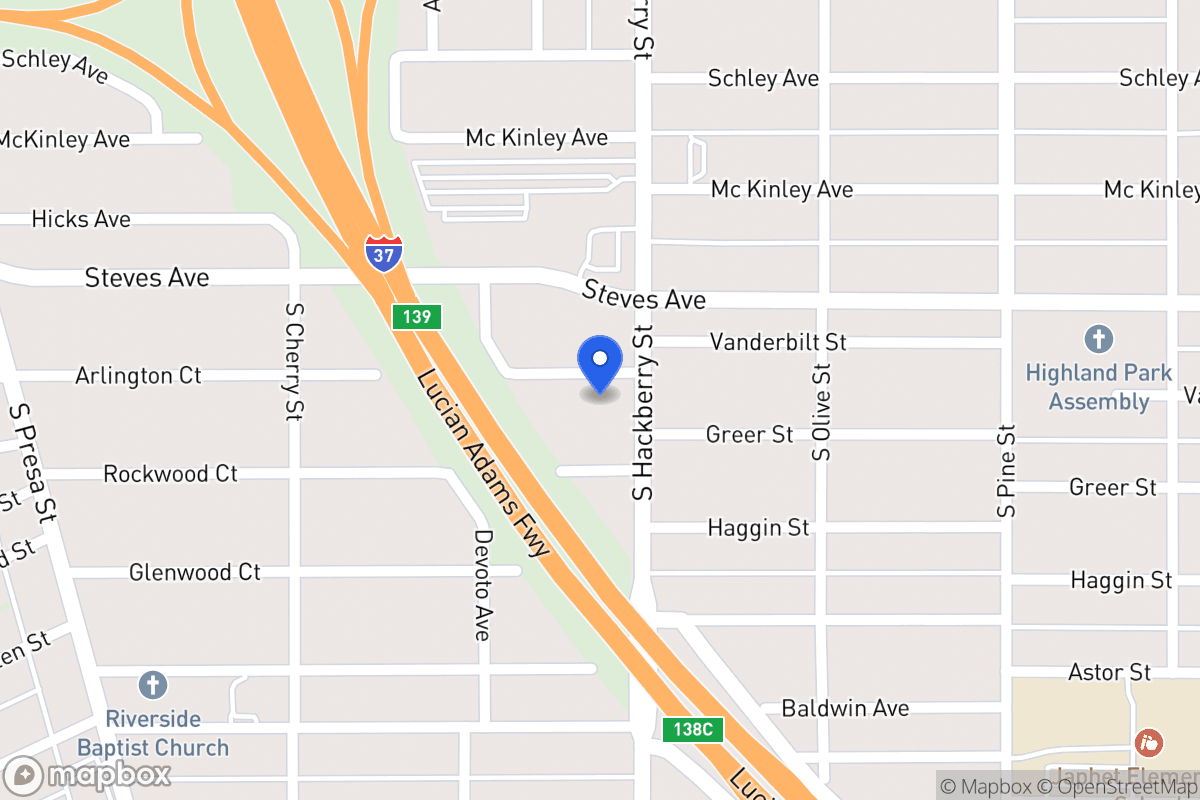 Map of 330  Arlington Ct