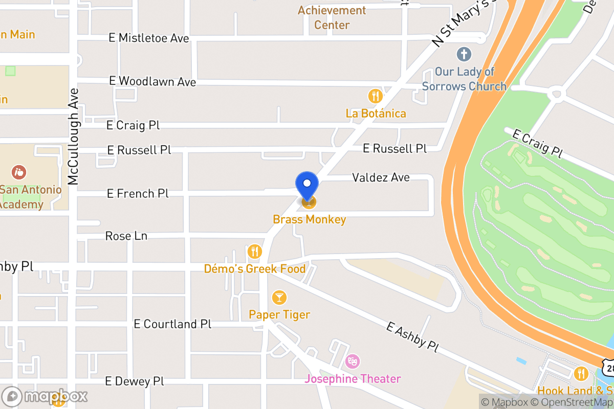 Map of 415 E French Pl