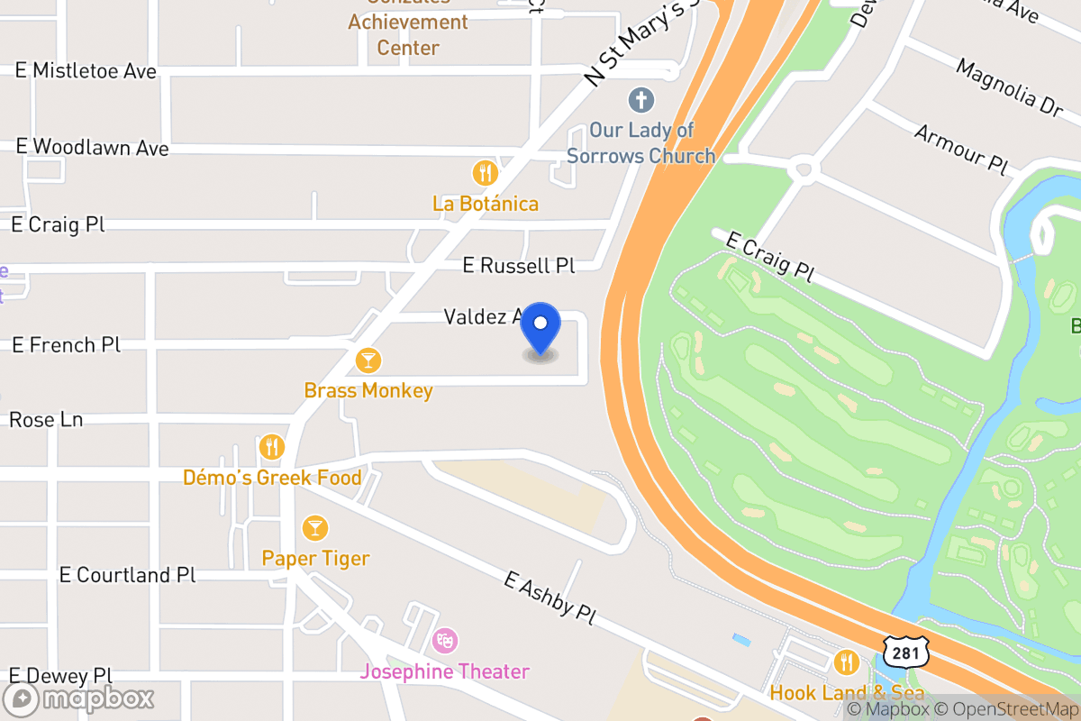 Map of 467 E French Pl