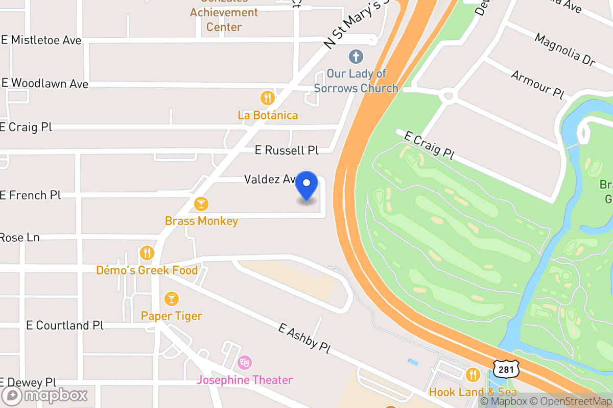 Map of 471 E French Pl