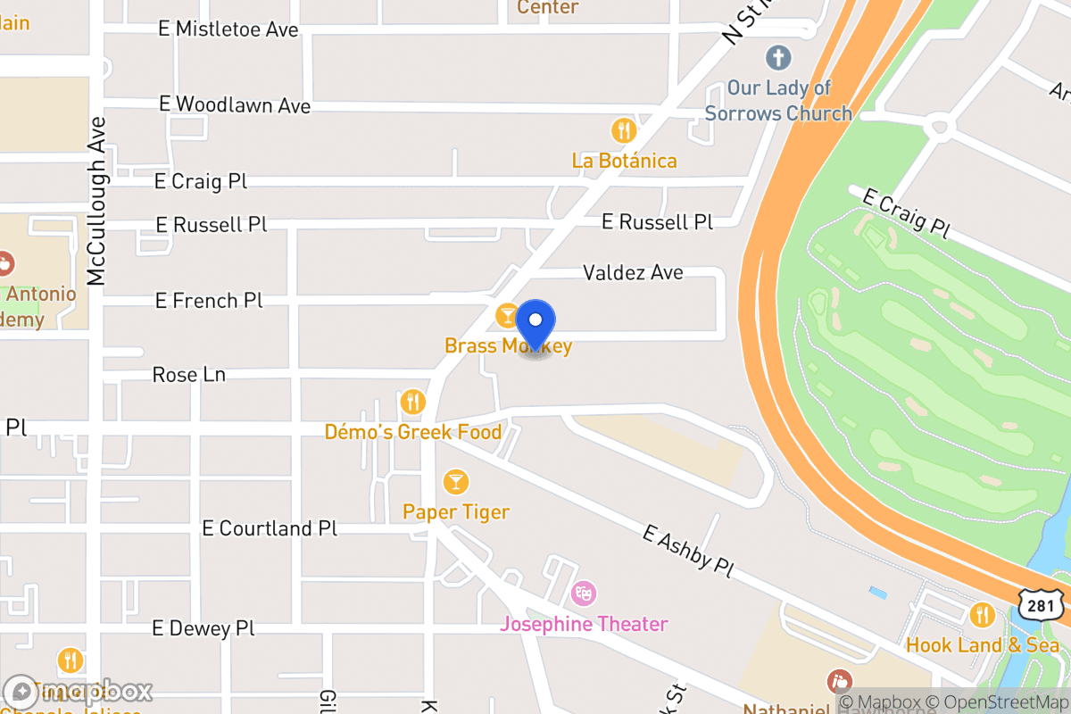 Map of 422 E French Pl