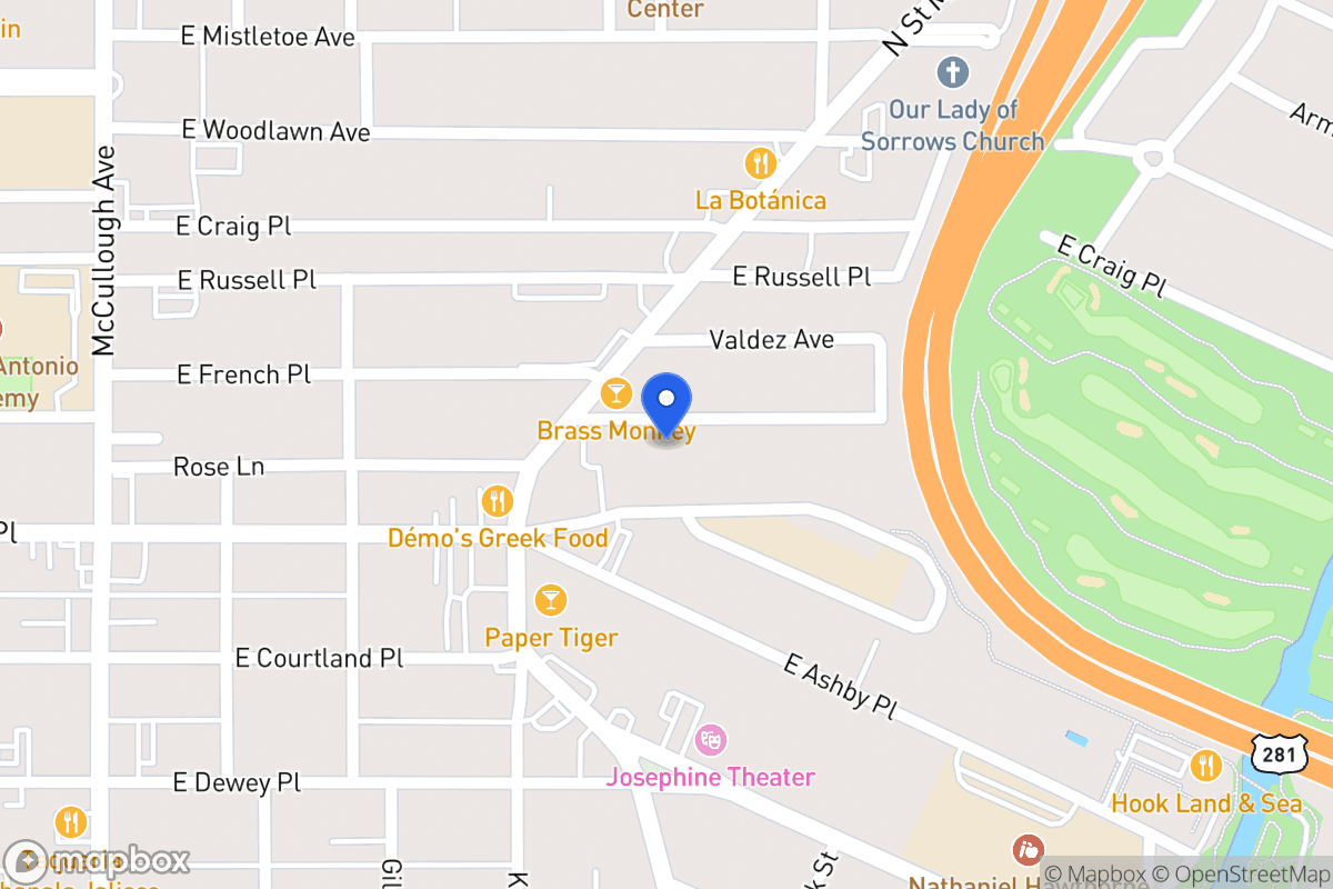 Map of 424 E French Pl