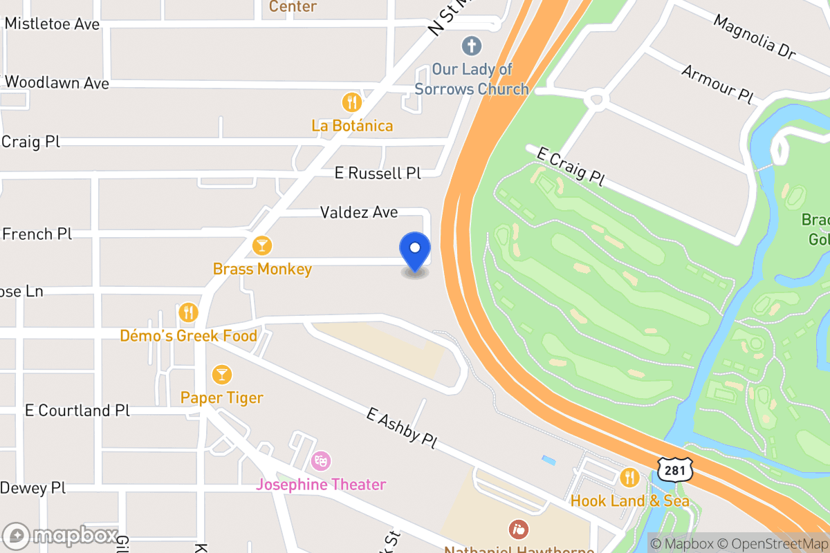 Map of 474 E French Pl