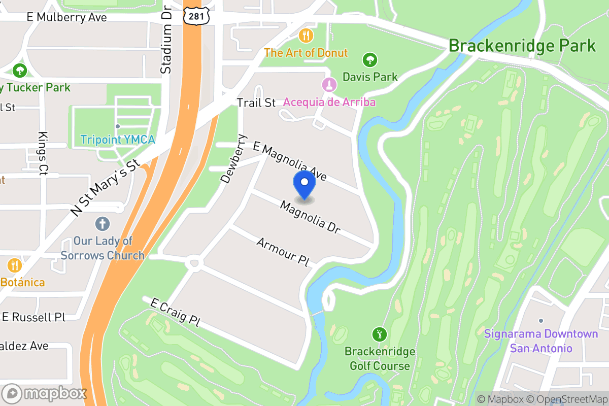 Map of 125  Magnolia Dr