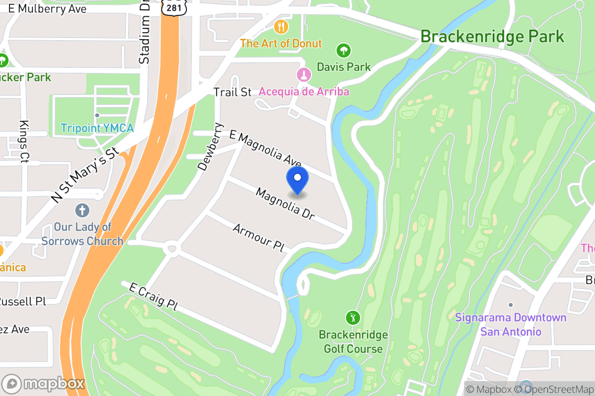 Map of 135  Magnolia Dr