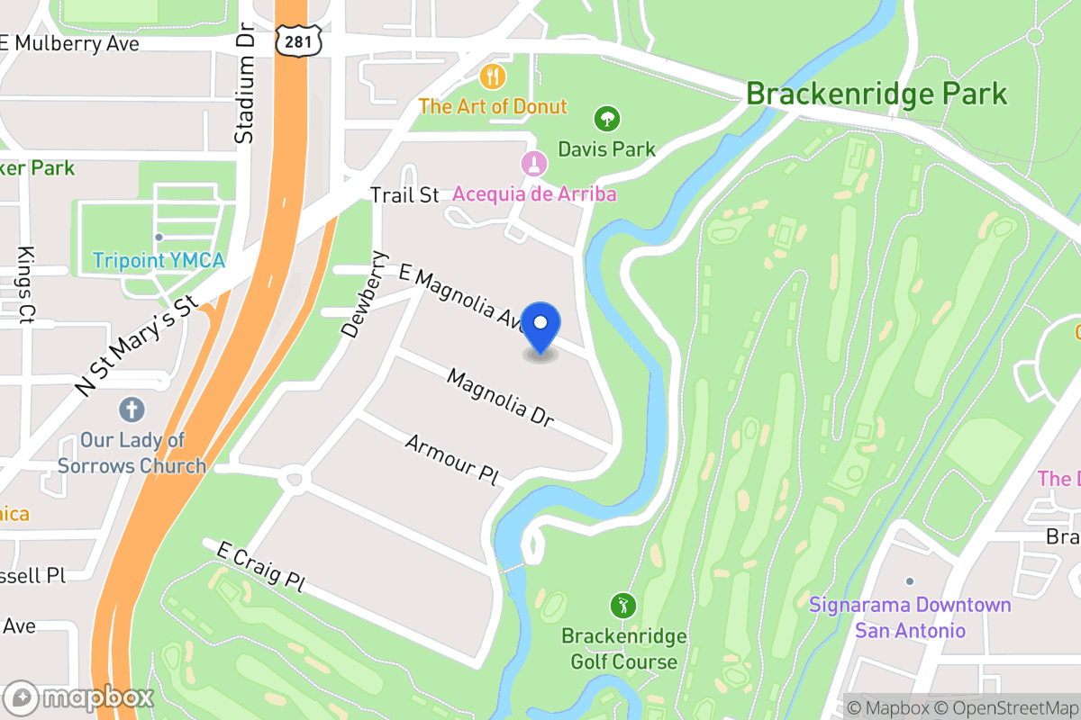 Map of 850 E Magnolia Ave