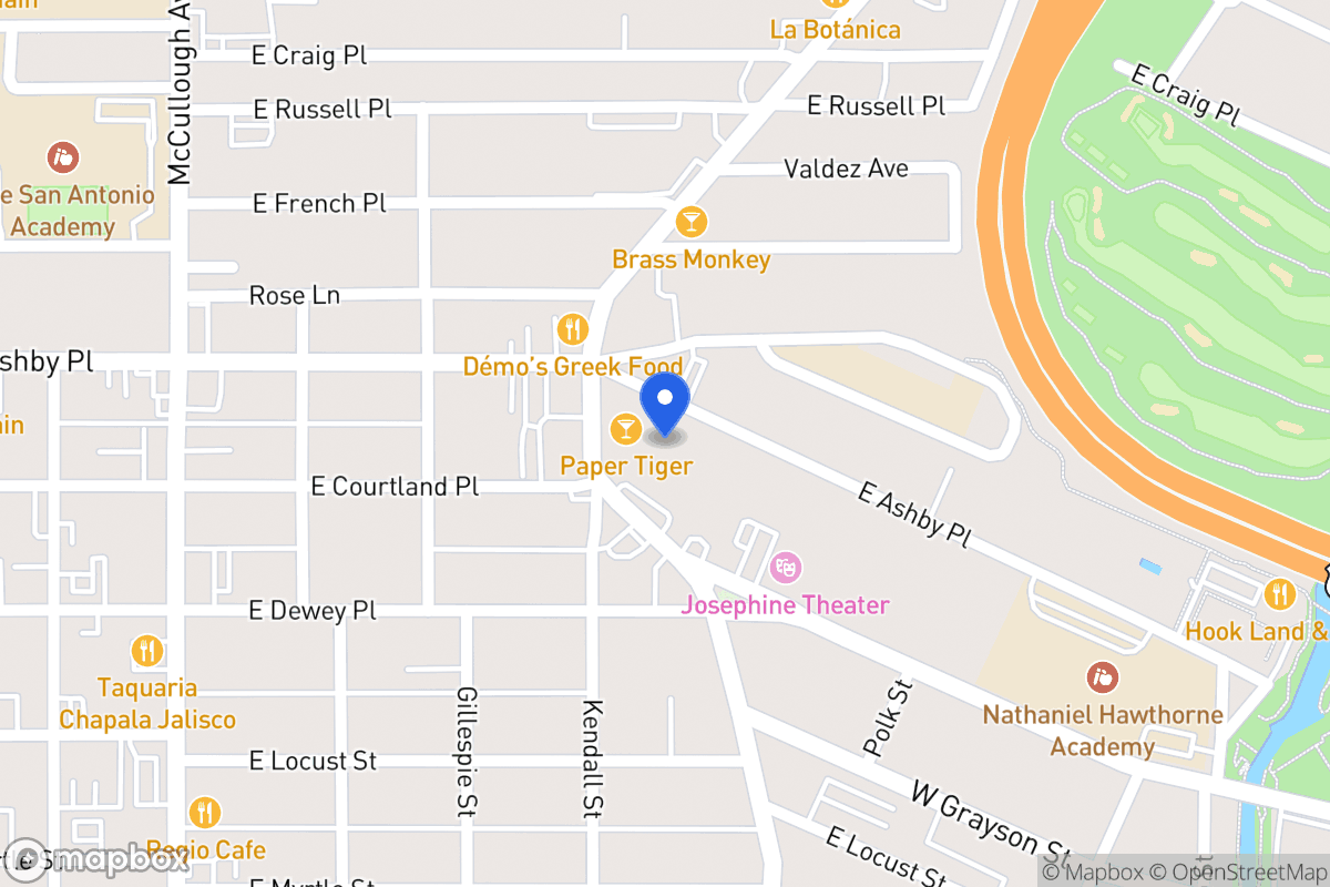 Map of 622 E Ashby Pl