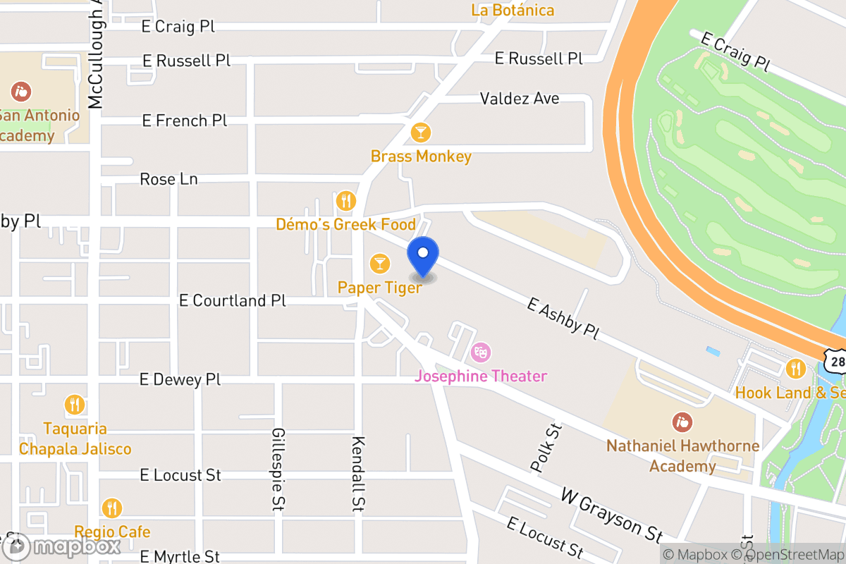 Map of 630 E Ashby Pl