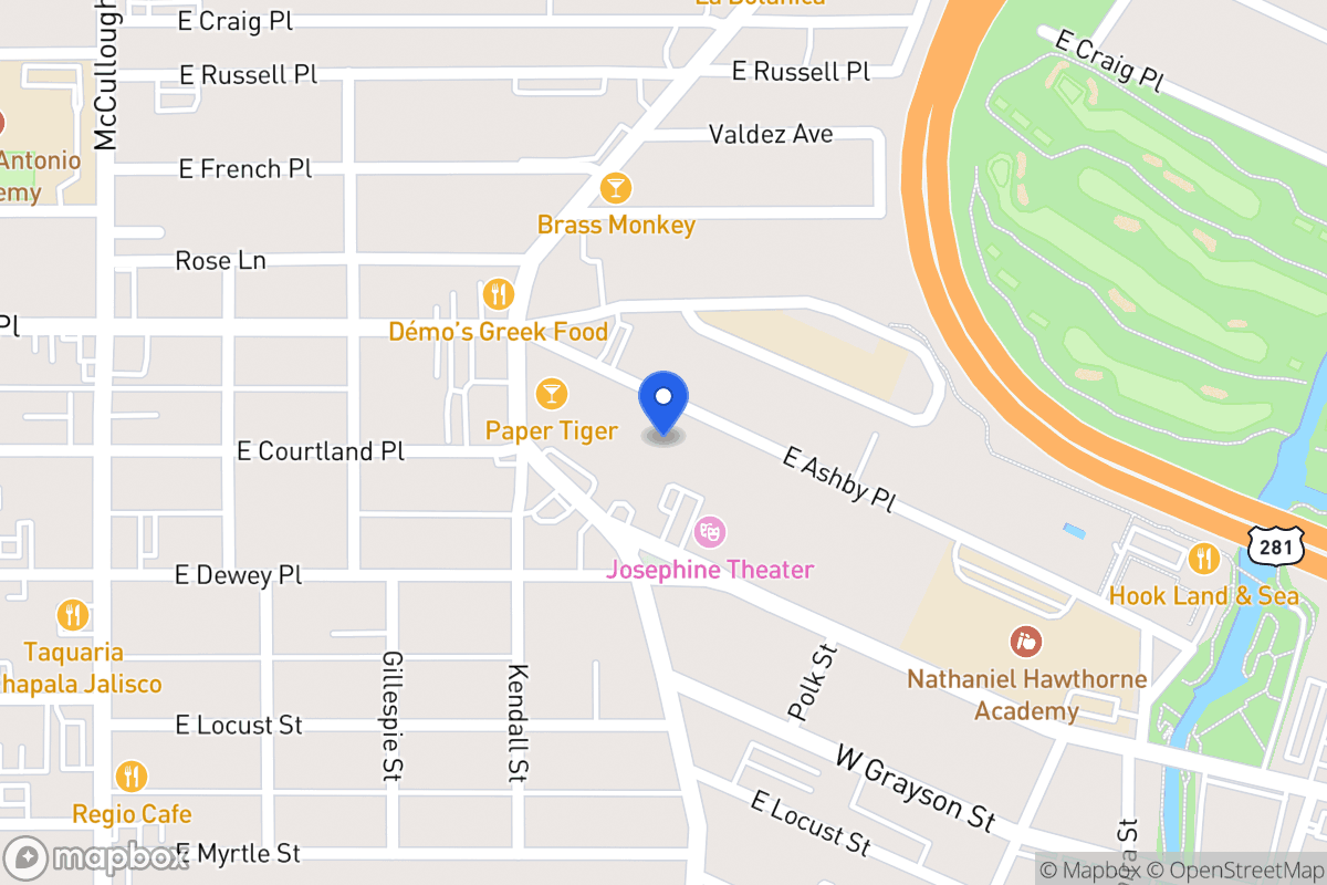 Map of 642 E Ashby Pl