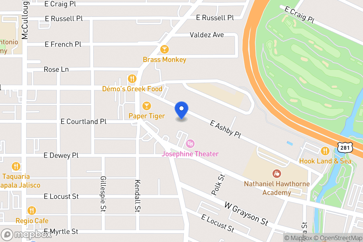 Map of 646 E Ashby Pl