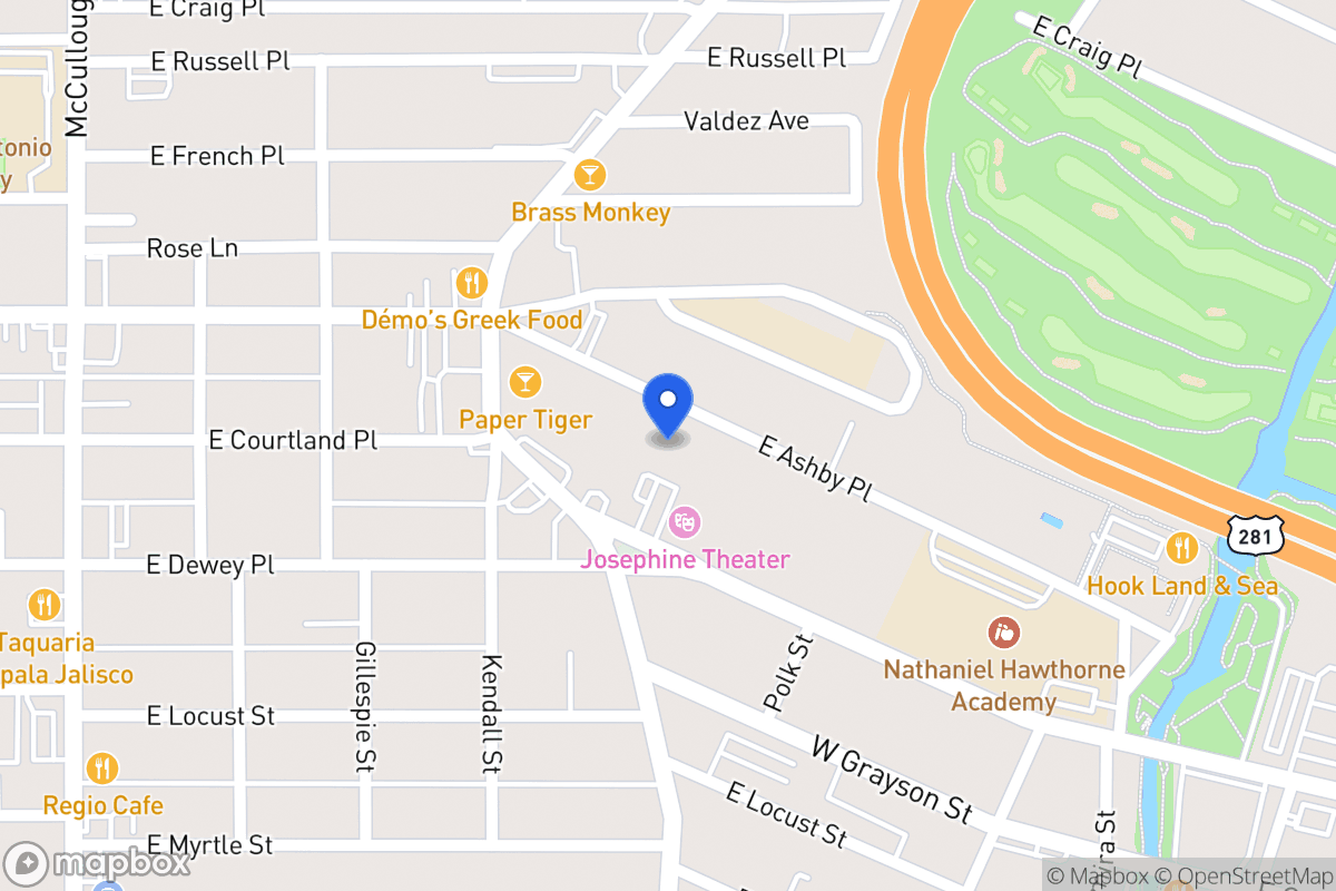 Map of 650 E Ashby Pl