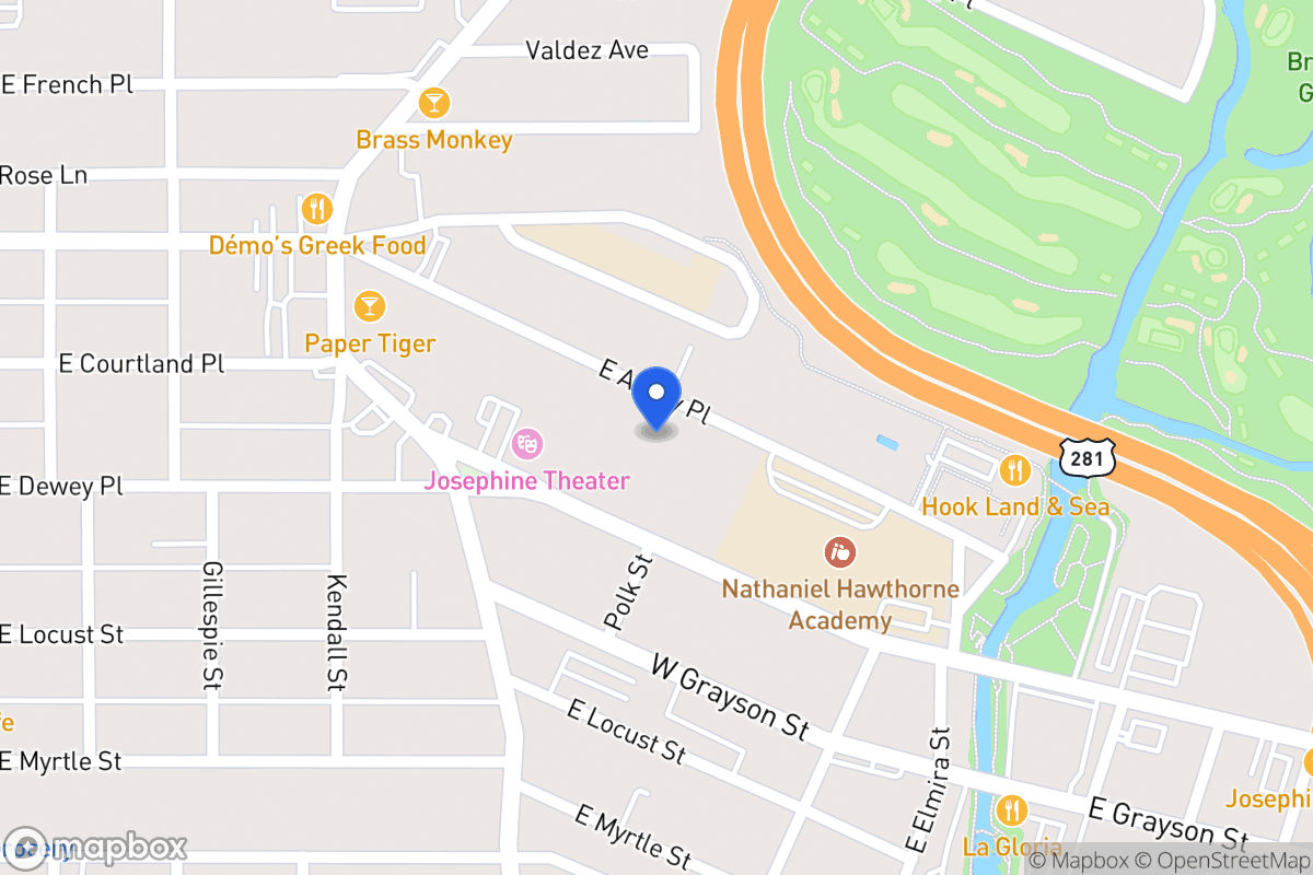 Map of 738 E Ashby Pl