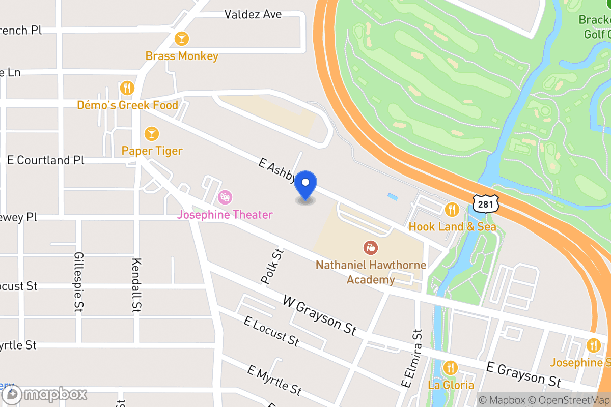 Map of 750 E Ashby Pl