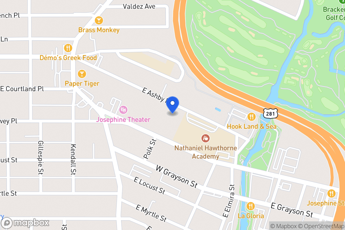 Map of 802 E Ashby Pl