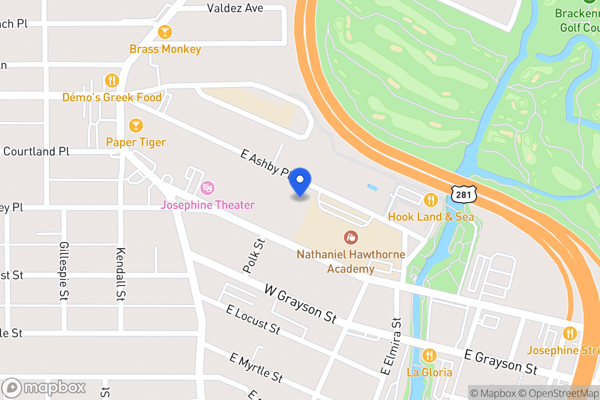 Map of 806 E Ashby Pl