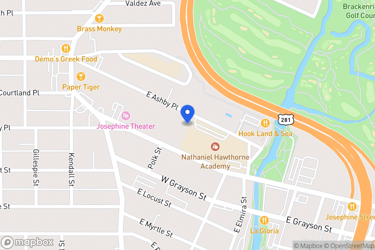 Map of 810 E Ashby Pl