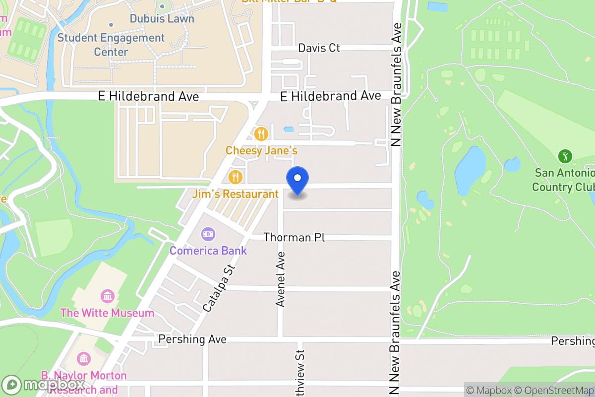 Map of 206  Allensworth St